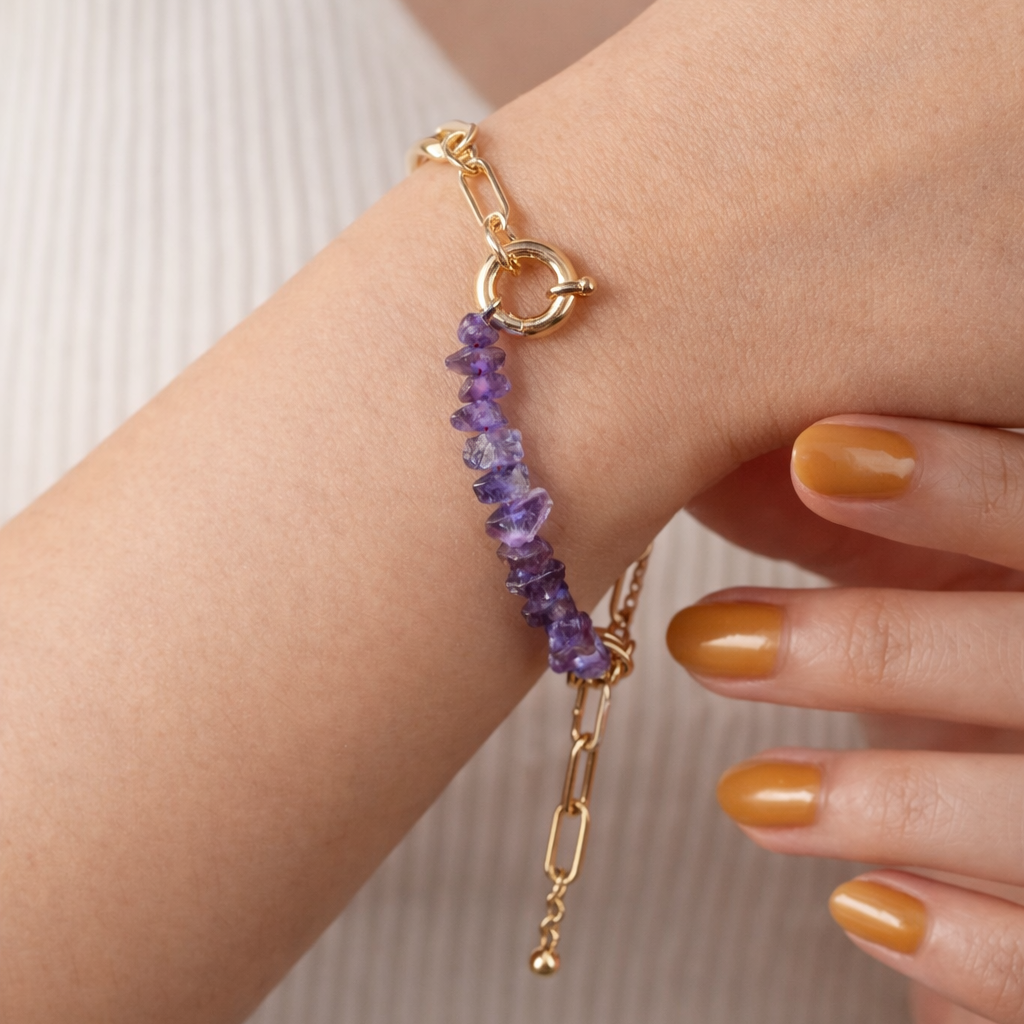 Amethyst Bracelet – Stay Calm