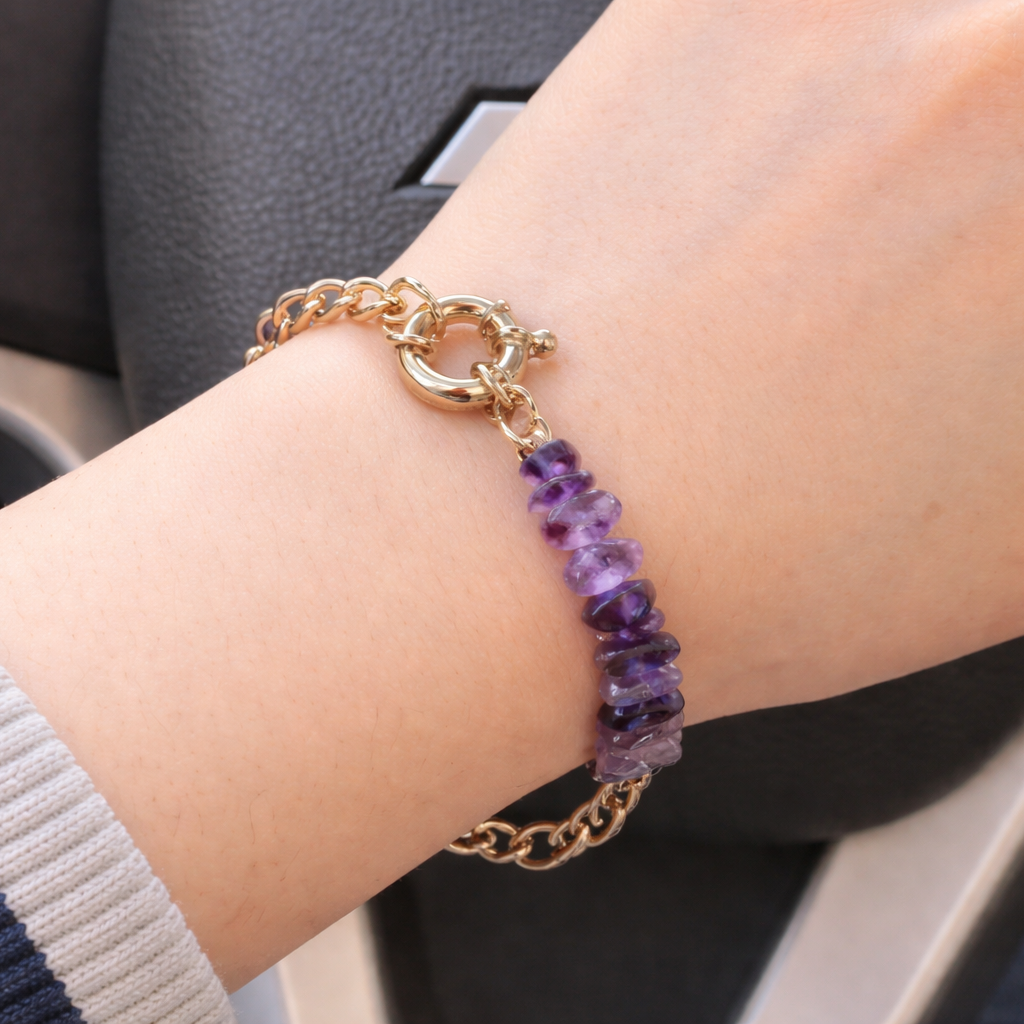 Amethyst Bracelet – Stay Calm